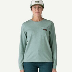 Patagonia Long-Sleeved Work Pocket Shirt in Mauve, M